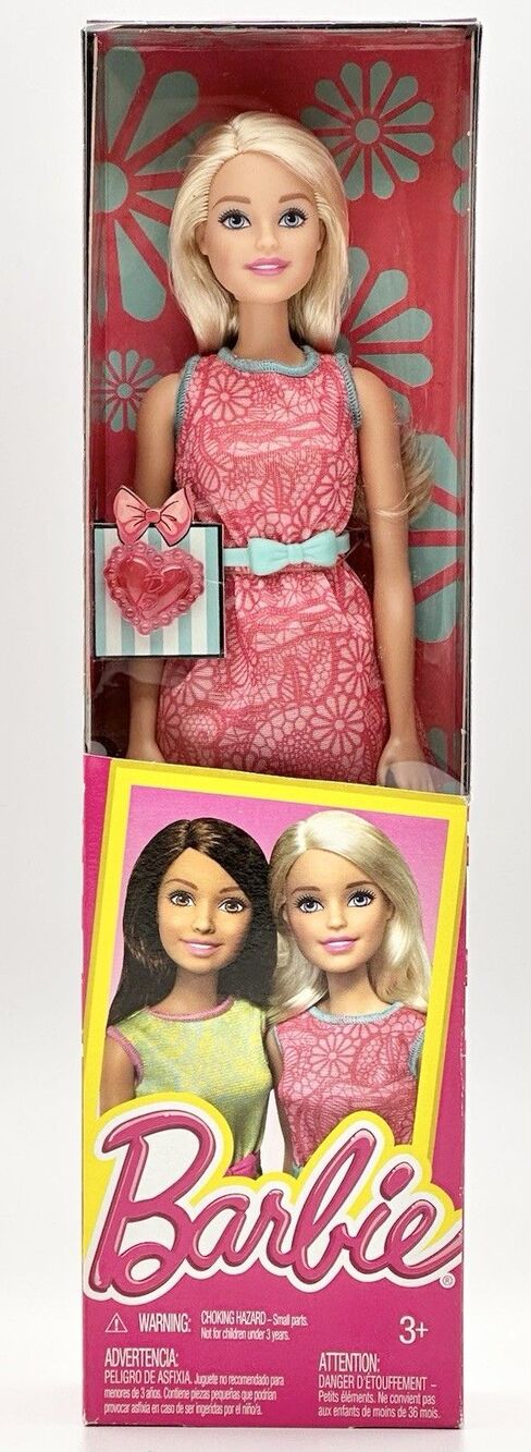 RARE 2015 Mattel Barbie Friends Series Pink Dress 12" Doll - Picture 1 of 6
